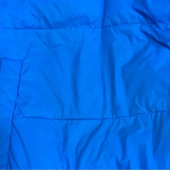 Vintage 90s Tommy Hilfiger Puffer Jacket Reversible Blue Red Sherpa Men’s S/P